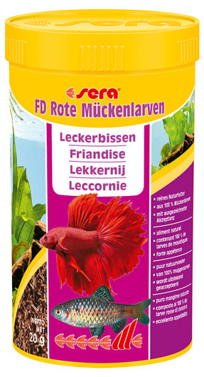 Sera Larves de moustiques rouges 250ml