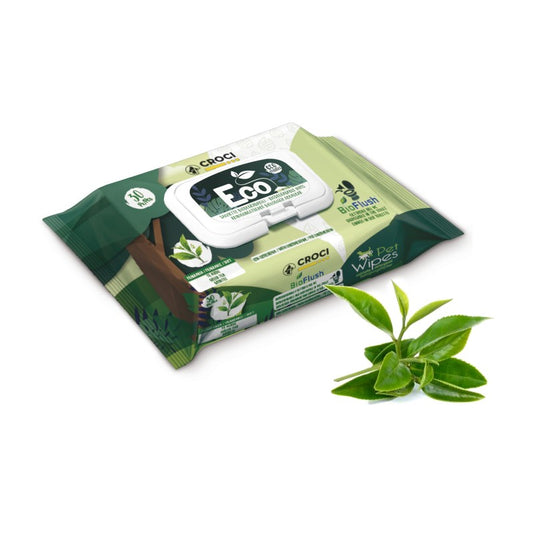 Eco Green tea and Chlorhexdine wet wipes 30 pcs