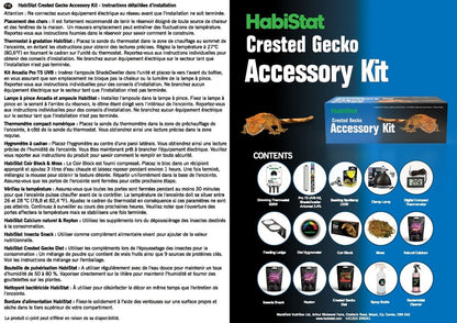 Set d'accessoires Habistat Gecko à crête 2
