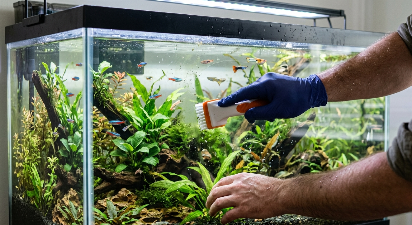 Entretien d'un aquarium planté
