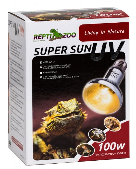 LAMPE SUPERSUN UVA + UVB100W REPTIZOO