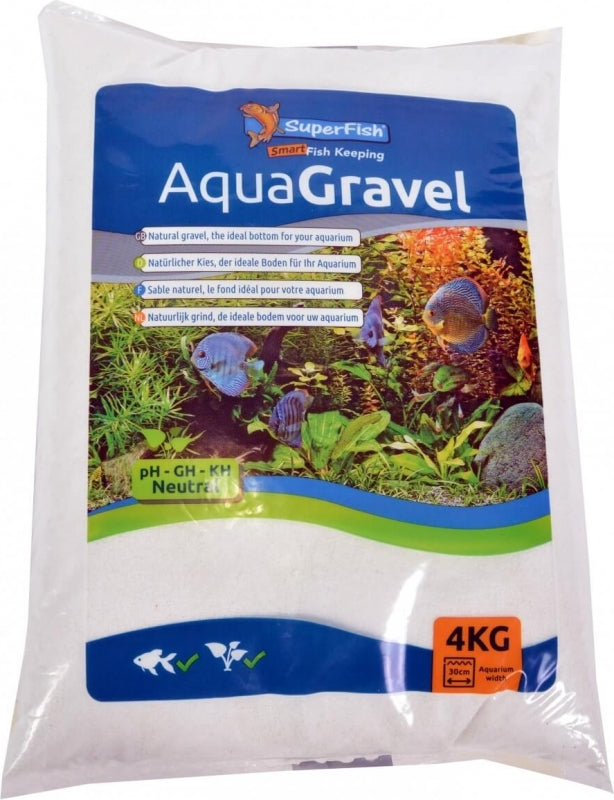 SuperFish AquaGravel Blanc Neige