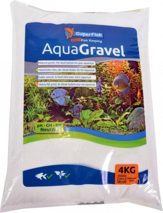 SuperFish AquaGravel Blanc Neige