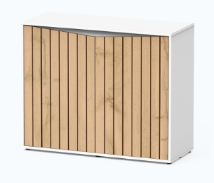 Prestige Ultra 100 meuble blanc + lamelles 102x40x45