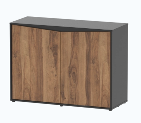 Prestige Ultra 100 meuble noir + bois foncé 102x40x45
