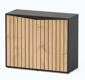 Prestige Ultra 100 meuble noir + lamelles 102x40x45
