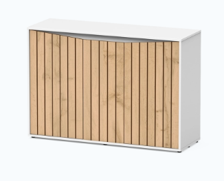 Prestige Ultra 120 meuble blanc + lamelles 120x40x45