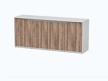 Splendid Ultra 200 meuble Blanc/Nogal Bali 200x50x83 cm