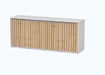 Splendid Ultra 200 meuble Blanc/Lamelles 200x50x83 cm