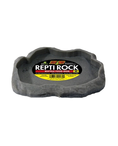 VASQUE REPTI ROCK FOOD DISH MEDIUM ZOOMED