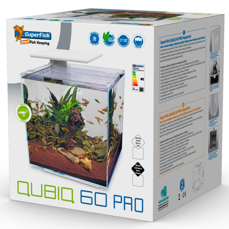 SuperFish qubiq 60 pro blanc - Brussels Aquariums