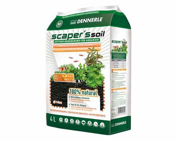 Dennerle scaper's soil 100% naturel 4l