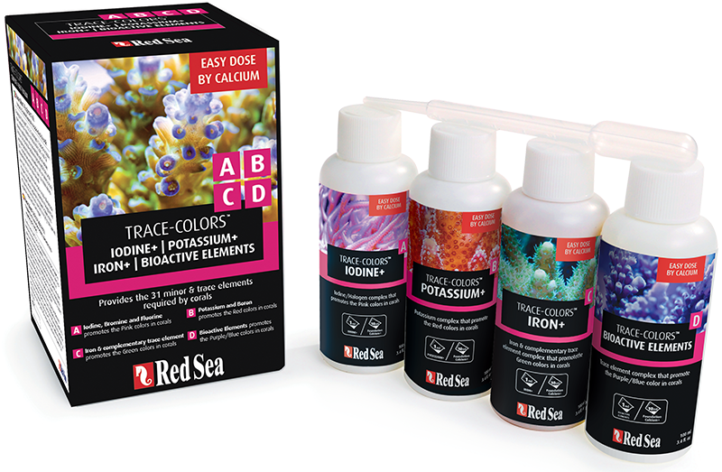 red sea trace colors A/B/C/D pack 4 x 100ml