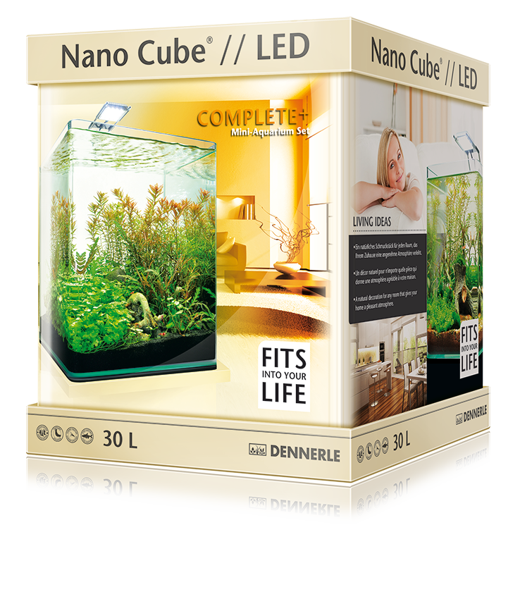 dennerle nano cube complet + led 30litres