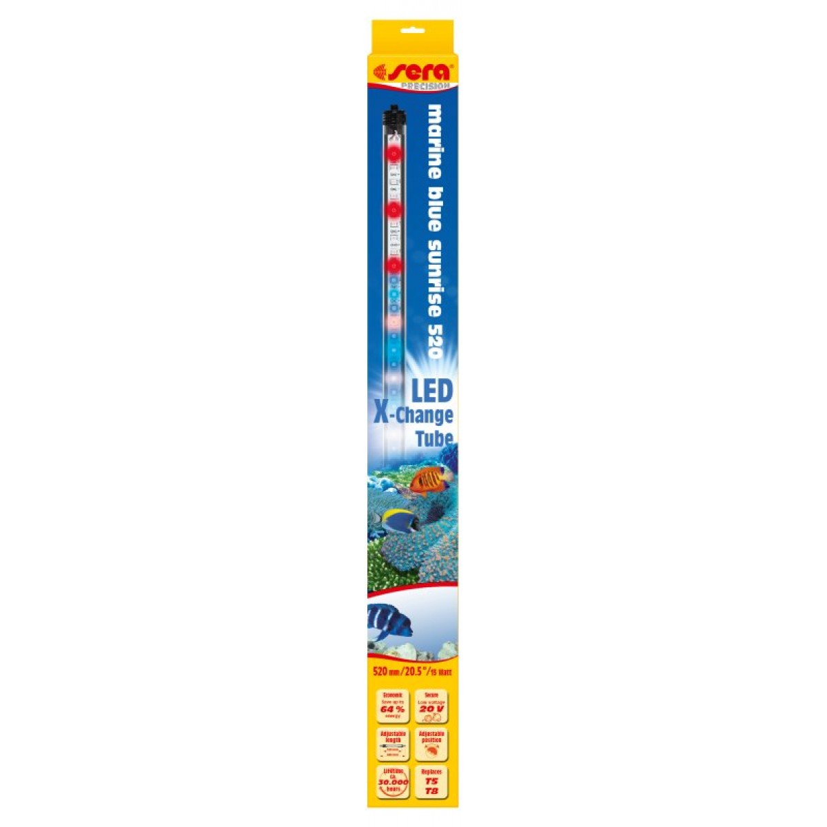 Sera led marine blue sunrise 520mm (ballast à part)