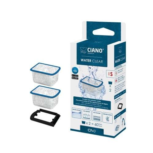 ciano water clear bleu small (2 pièces)